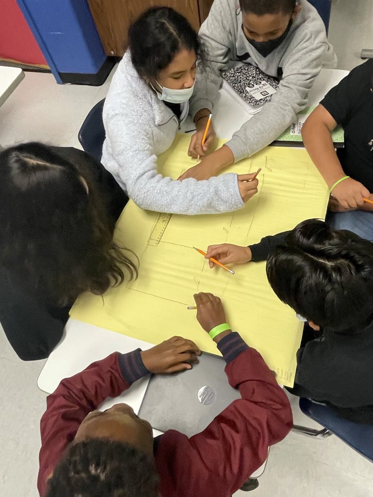 GLamPrepKids's tweet photo. My students at work! I love to see them expressing their creativity while collaborating. Their finishing our Perfect Room/Perfect Living Space projects as we complete our intense Architecture &amp; Construction unit
#wellsmiddleschool #springcte  @WellsWolverines @SpringISD_CTE https://t.co/mOE1akn96w