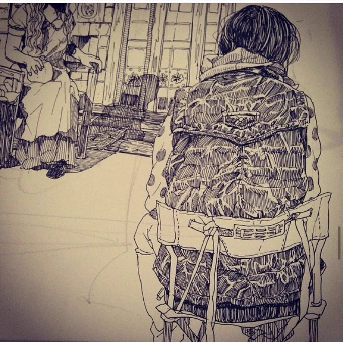 自分が20ぐらいだった頃のスケブをインスタで見返してたんだけどやっぱこん時の方が味がある。世に不満をもっと抱いていたころ… 