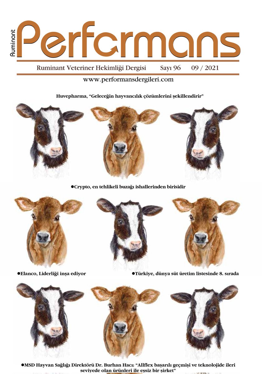 Ruminant Performans dergimizin 96. Sayısı sitemize yüklenmiştir performansdergileri.com 
#ruminant #hayvansağlığı #veterinerklinik #veteriner #veterinerhekim #veterinary #ruminant