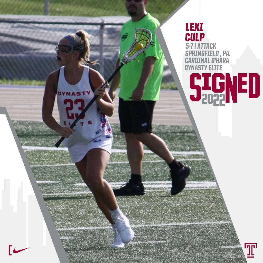 Templelacrosse's tweet photo. Delco➡️Philly. 

Welcome to Temple, Lexi! https://t.co/1nJQfr5gZV