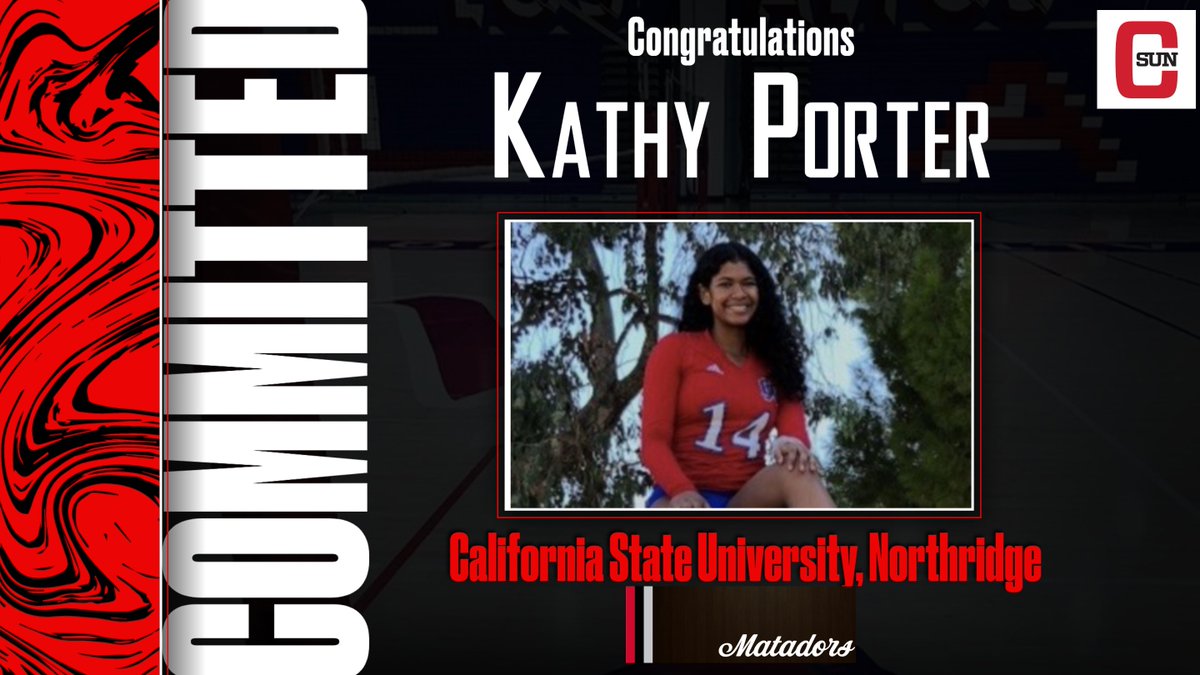 LAConqAthletics's tweet photo. Congratulations to Kathy Porter on her commitment to @csunorthridge @CSUNWVB https://t.co/savm4E20GP