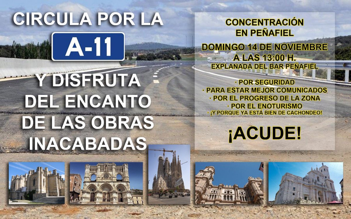 a11pasos's tweet photo. ¡¡TODOS SOMOS NECESARIOS!!
#AutoviaYa #AutoviadelDueroYa
#A11Pasos https://t.co/wODbVor0mf