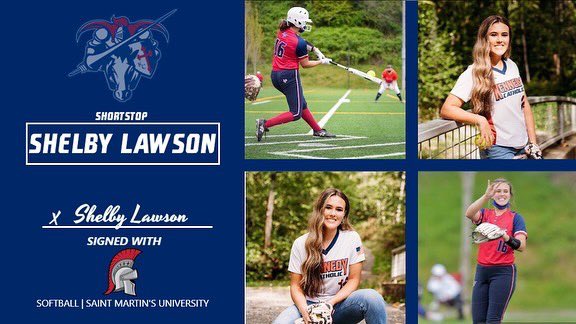 OurLancerNation's tweet photo. Senior Shelby L. is declaring her intention to continue her softball career at Saint Martin’s University. https://t.co/oZuUdkgiqA