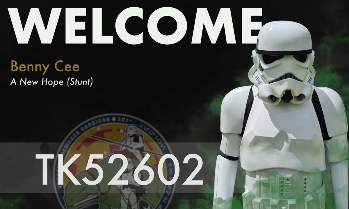 Welcome to Benny Cee, yet another new trooper reinforcing the Southern Dewback Garrison! Welcome to the ranks, trooper. There's recaf in the break room - don't underestimate the power of the dark roast!