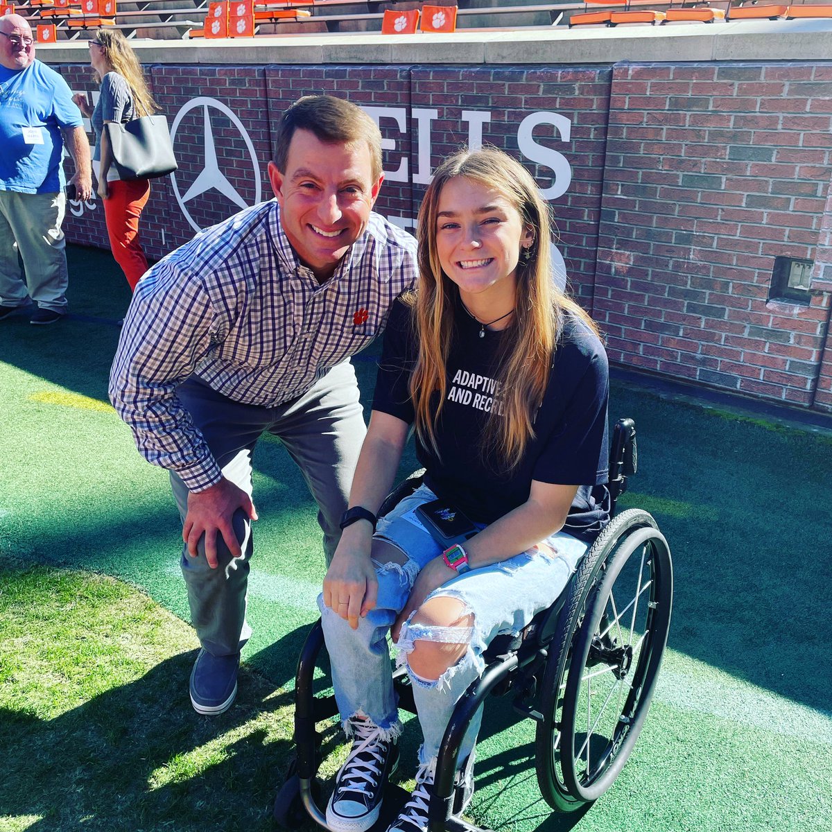 Clemson Adaptive Sports and Recreation (@cuadaptivesport) on Twitter photo We’re so thankful for the continued support we receive from <a href="/DabosALLINTeam/">Dabo's ALL IN TEAM® Foundation</a>. What a wonderful partner to help us build the collegiate and community adaptive sport movement in the Upstate!! Go Tigers!!! 🐅
#allinforallabilities We’re so thankful for the continued support we receive from <a href="/DabosALLINTeam/">Dabo's ALL IN TEAM® Foundation</a>. What a wonderful partner to help us build the collegiate and community adaptive sport movement in the Upstate!! Go Tigers!!! 🐅
#allinforallabilities