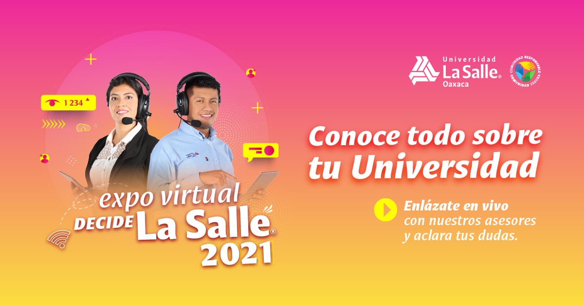 ULSA_OAXACA's tweet photo. ¿Tienes una pregunta sobre nuestra Universidad?  
Únete a los Stands Virtuales donde uno de nuestros asesores te atenderá en vivo para apoyarte con todas tus dudas. 

Estamos para apoyarte.
👉 https://t.co/ZPx6zRMobP 

#SomosLaSalle #Oaxaca #HacemosComunidad #DecideLaSalle2021 https://t.co/LPHbb0jVa4