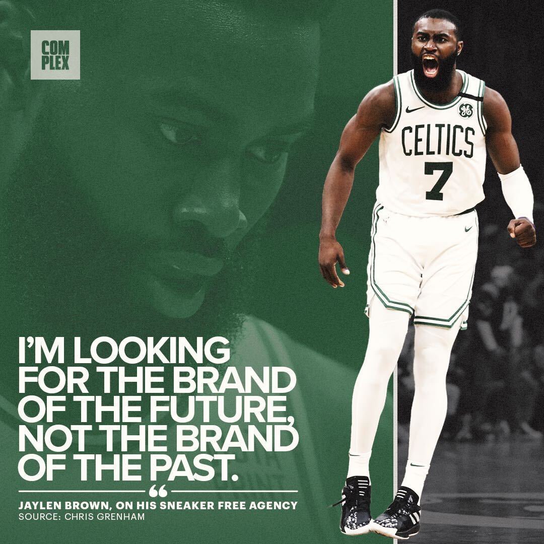 Sneaker free agent Jaylen Brown considering multiple brands