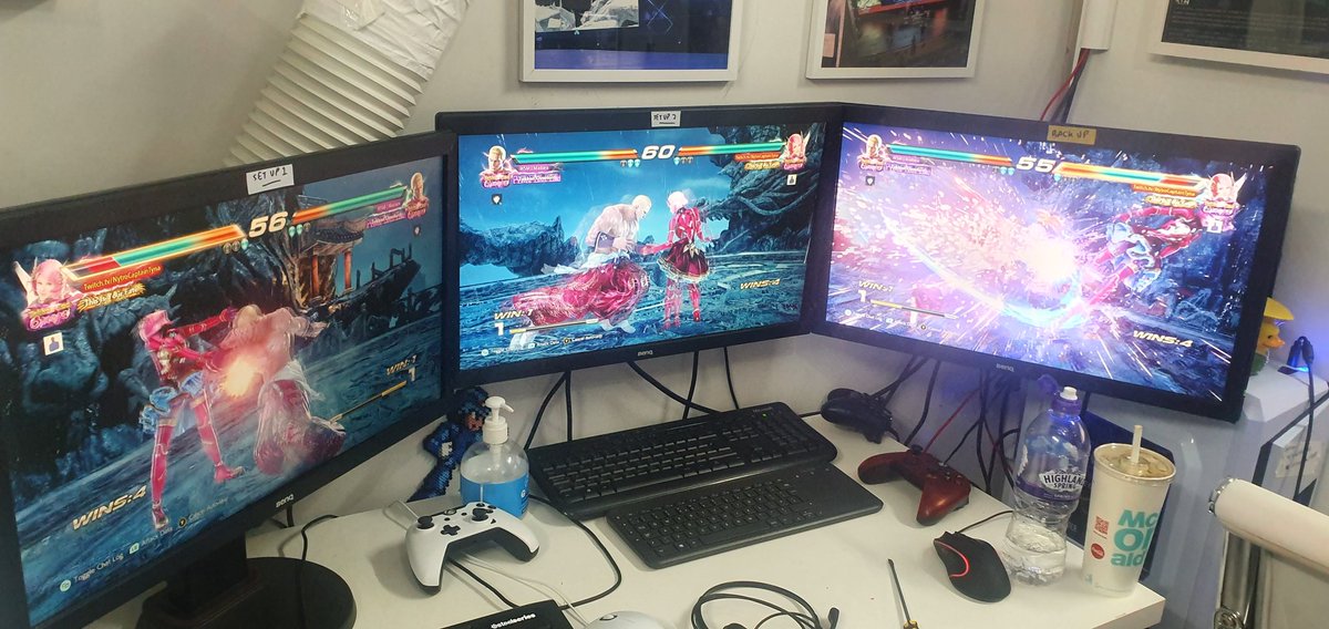 Double back-up for the Grand Final of ICFC week 9! Dont want any blow ups 🔥 #ICFCTEKKEN