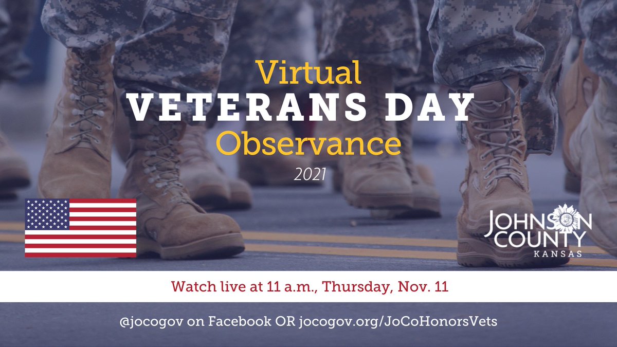 jocogov's tweet photo. Our #VeteransDay event tomorrow will recognize #veterans of Desert Storm (30th anniversary) and Iraq and Afghanistan and feature speakers by video from Bravo Company (the “Spartans”), 7th Battalion, 158th Aviation Regiment at New Century AirCenter. Info: https://t.co/Xygae7Rn2C https://t.co/zDPSx4UlZy