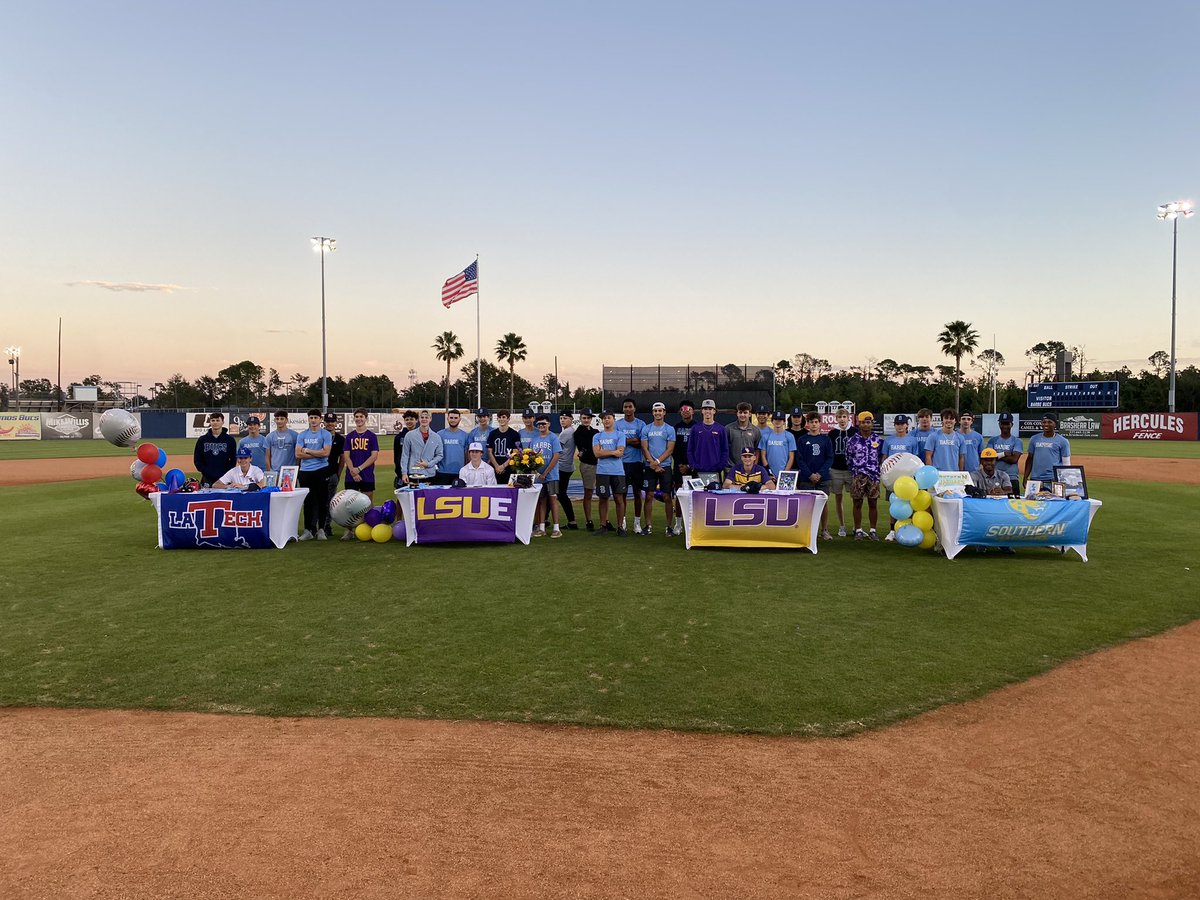 Great day to be a Barbe Buc! Congrats to <a href="/GavinGuidry5/">Gavin Guidry</a> <a href="/GrantComeaux1/">Grant Comeaux</a> <a href="/CrawfordC0813/">Crawford Courville</a> <a href="/DonnellSandife4/">Donnell Sandifer</a> 
<a href="/RenardSports/">Brady Renard</a> <a href="/KPLC7Sports/">KPLC 7 Sports</a>