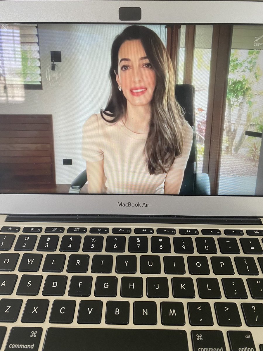 Amal Clooney talks about <a href="/mariaressa/">Maria Ressa</a> &amp; highlights the PHL plight for press freedom. “Maria’s case is emblematic…on how online and offline assaults can intercept.” Filipinos fight for truth &amp; for good governance continues. Make next year’s presidential elections count @apec2021NZ