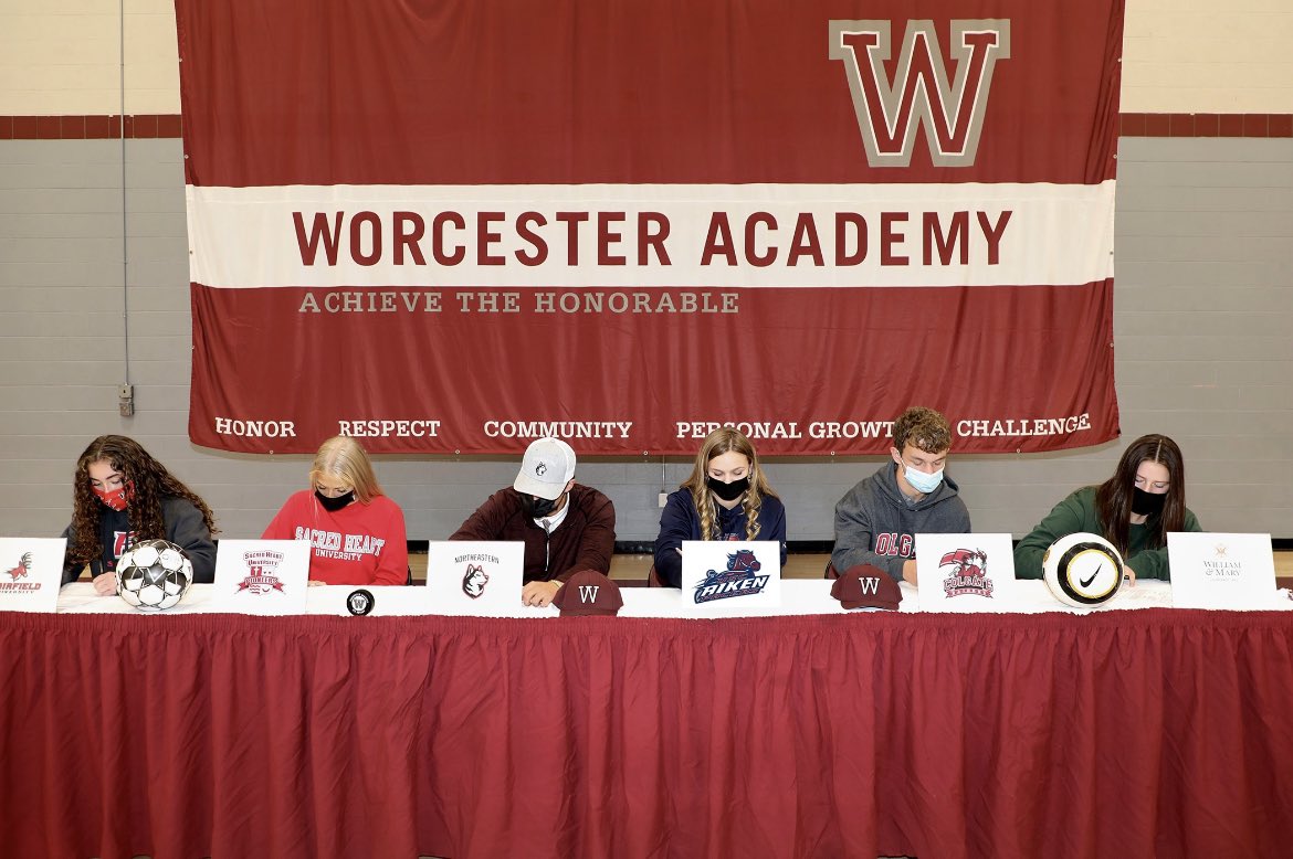 🚨 Signing Day! 🚨

The following #WAGVS seniors signed their NLI’s today at the following schools:

<a href="/SheridanBrumme3/">Sheridan Brummett</a> :<a href="/WMTribeWSOC/">William & Mary Tribe Women's Soccer</a> 

<a href="/AveryList11/">Avery List</a> : <a href="/USCAiken/">USC Aiken</a> 

<a href="/kelsiewandyes/">Kelsie Wandyes</a> : <a href="/StagsWSoccer/">FUWS</a> 

Congrats to all 3 girls + all WA athletes who signed today! #collegesoccer #soproud