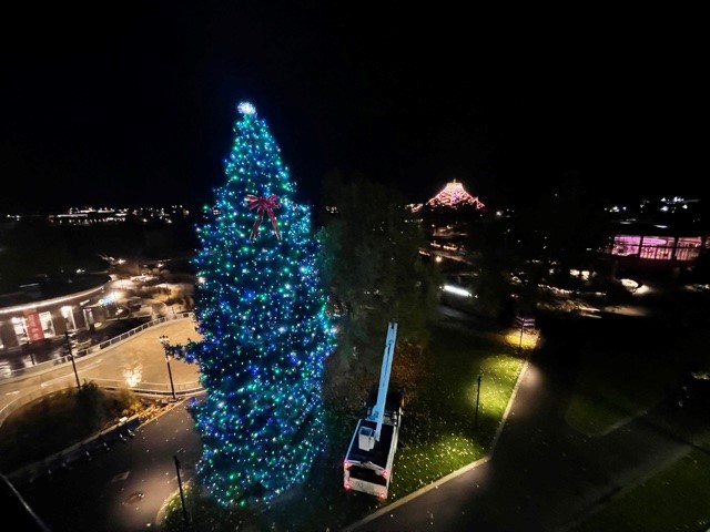 SenskeServices's tweet photo. Our Spokane team was busy last week installing this beautiful light display in Spokane's Riverfront Park. 🎄The tree has over 2,300 lights and took 11 hours to install. #senskeservices
https://t.co/GZOCLu77GO https://t.co/jp7SmzlGG7