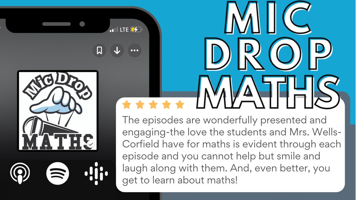 MicDropMaths's tweet photo. We love getting this kind of feedback for #micdropmaths! Catch up on old episodes or listen to your favorites again and drop us a review. We’ve heard from listeners in Australia, Iowa, Barcelona, and beyond!🎤 
Where are you listening from? #kidspodcasts #kidslisten #iteach5th https://t.co/F21PJDEOi4