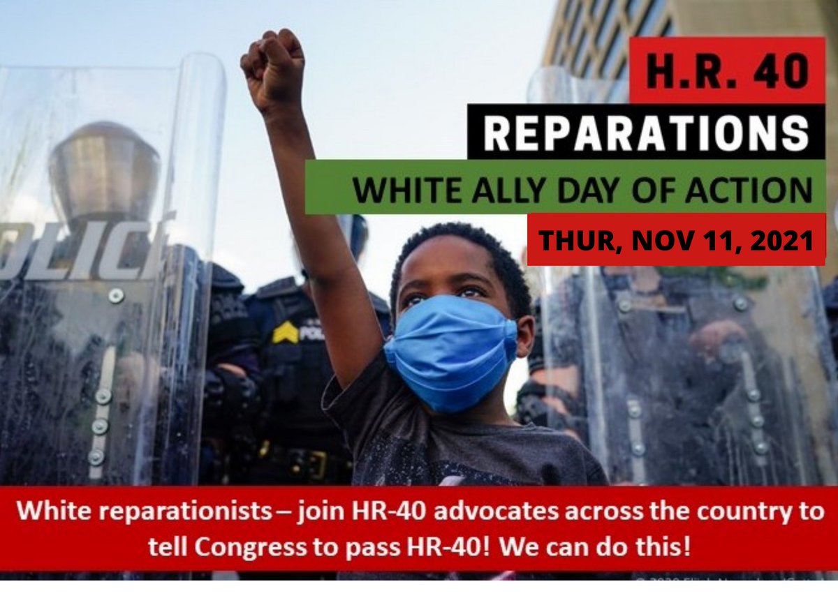 NCOBRA40's tweet photo. Join Fund For Reparations NOW! and Reparations 4 Slavery for a phone and email “zap” session in support of H.R. 40.
Register for Sessions: 
1. https://t.co/VnPrROZjDy
2. https://t.co/arrrMfvj4p
3. https://t.co/gvsFsaJRly
4. https://t.co/YYVPjTlZF0 https://t.co/lf5Ehoqov1