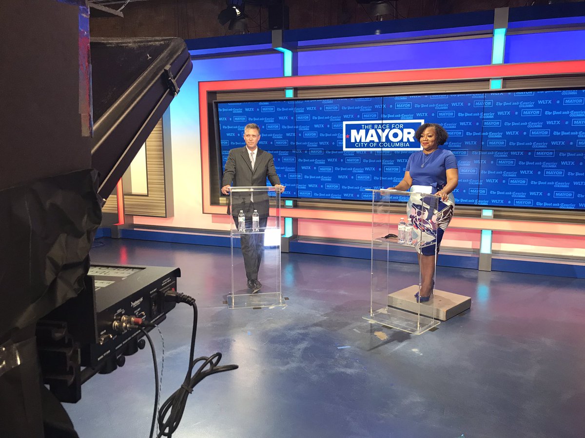 AndyShain's tweet photo. Watch the @WLTX / @PCColumbia mayoral debate at 7 pm -> https://t.co/RdDYUoiBRi https://t.co/1UWCXSAEvP