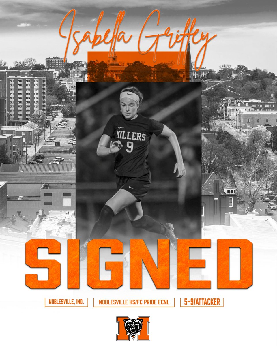 MercerWSoccer's tweet photo. 𝓢𝓲𝓰𝓷𝓮𝓭 🖊️

Welcome to the Mercer family, @GriffeyIsabella 🤝

#RoarTogether https://t.co/hRWb0BiKeC