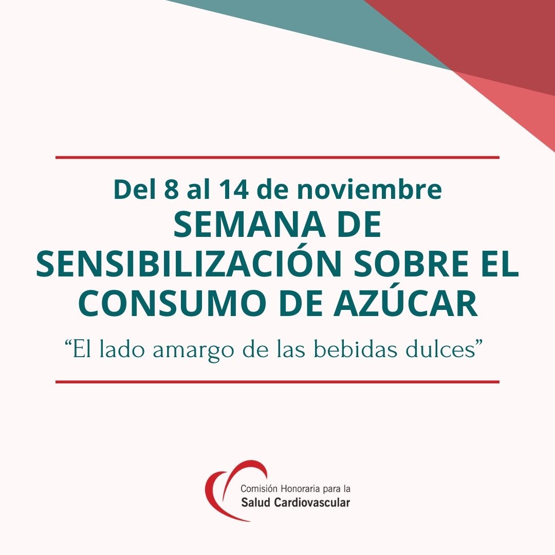 Del 8 al 14 de noviembre se conmemora la Semana de Sensibilización sobre el Consumo de Azúcar.

Este año, el lema de la iniciativa es «El lado amargo de las bebidas dulces». ¿Por qué se conmemora y cómo influye el azúcar en la salud?

Informamos:🔗cardiosalud.org/semana-de-sens…