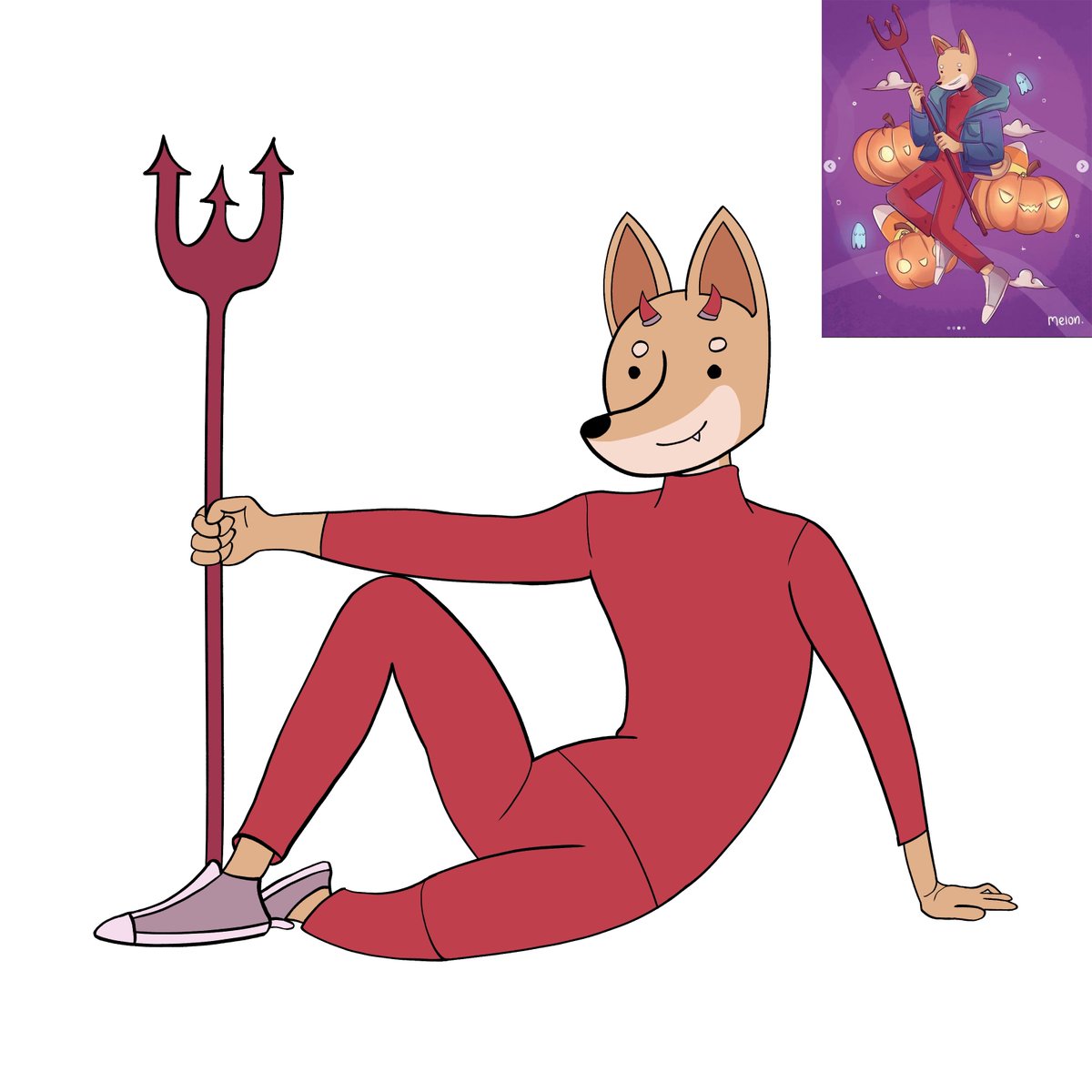 mientrascaelava's tweet photo. 200% Inspired by @meloonmoon Halloween design!
Sigo sin saber hacer sombras? Yup
Se me dan extrañamente bien los furros? Yup too https://t.co/6XAYkXYVt4