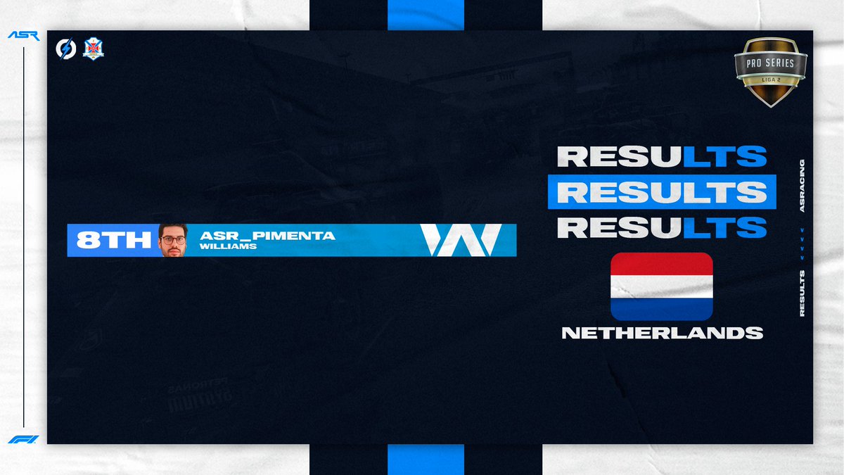 Resultados

🏆 <a href="/ptracingleague/">Portugal Racing League</a> PRO PS
🗓️ GP Países Baixos 🇳🇱

8º - ASR_Pimenta

#letsgoASR