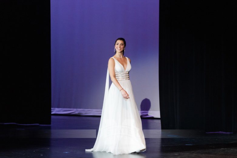 AnelloWx's tweet photo. A few weeks ago I competed in the Miss America Organization for my University’s pageant title and I placed second!! I loved every second and I especially loved showcasing my fondness for weather in my on-stage talent for the evening! #missmsu #msuwx #mswx #mao https://t.co/02daFixBIu