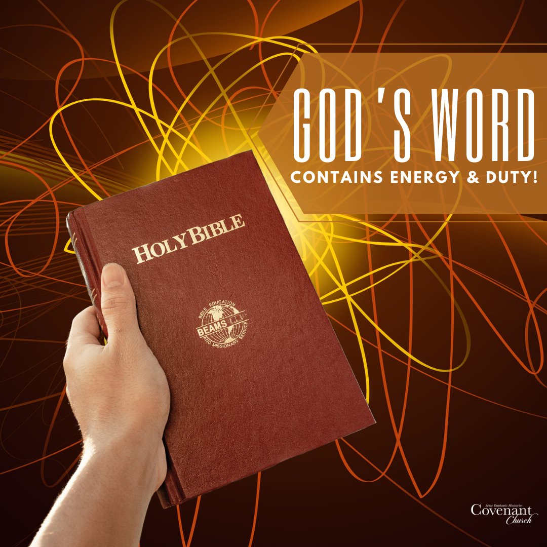 God’s Word contains energy and duty! 

#energizer #callofduty #partnerletter #jesseduplantis #jdmcc #cathyduplantis