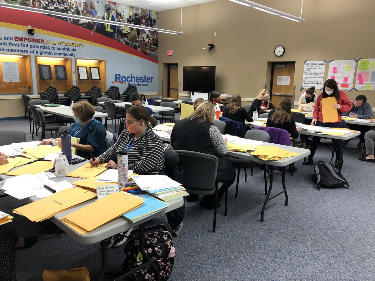 New to RPS educators creating math fact practice games on this rainy Wednesday evening. <a href="/rps535/">Rochester Public Schools</a>