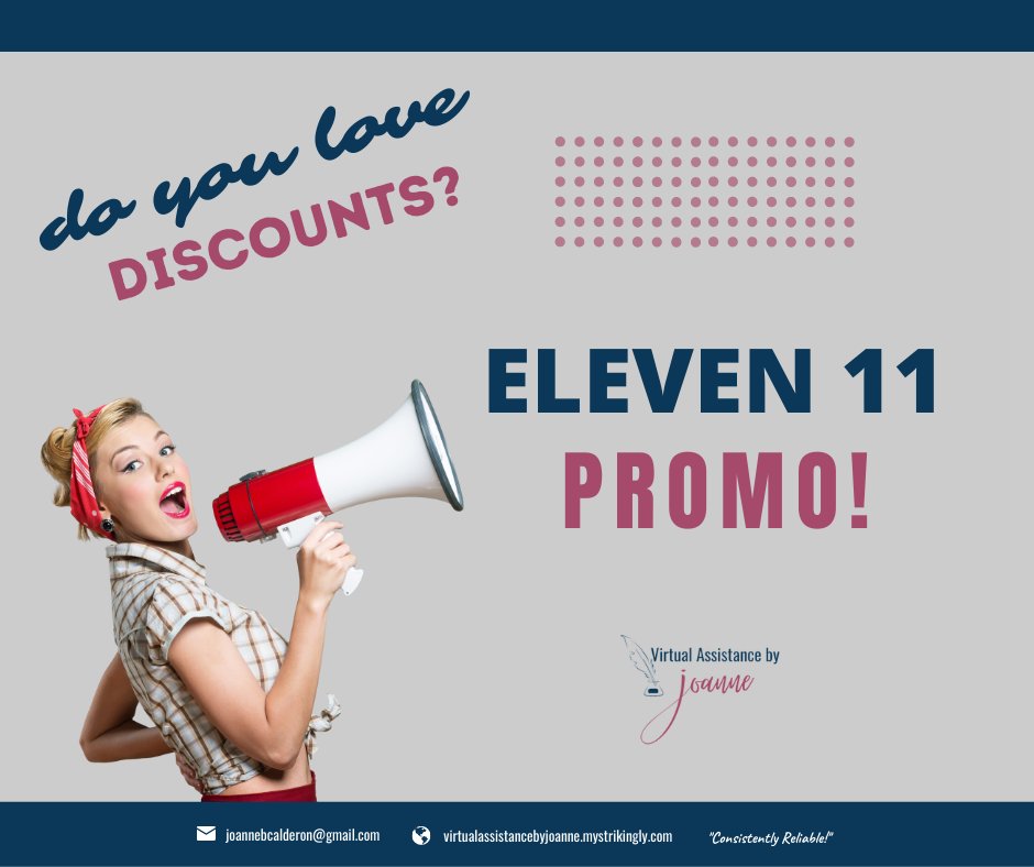 vabyjoanne's tweet photo. Do you love discounts? Get a 10% discount on your 1st month. As a support to micro, small and medium businesses we are giving away discount on your 1st month with our services. 

Send me a private message using the keyword: ELEVEN11
joannebcalderon@gmail.com

#sale https://t.co/OpKbowfHdE