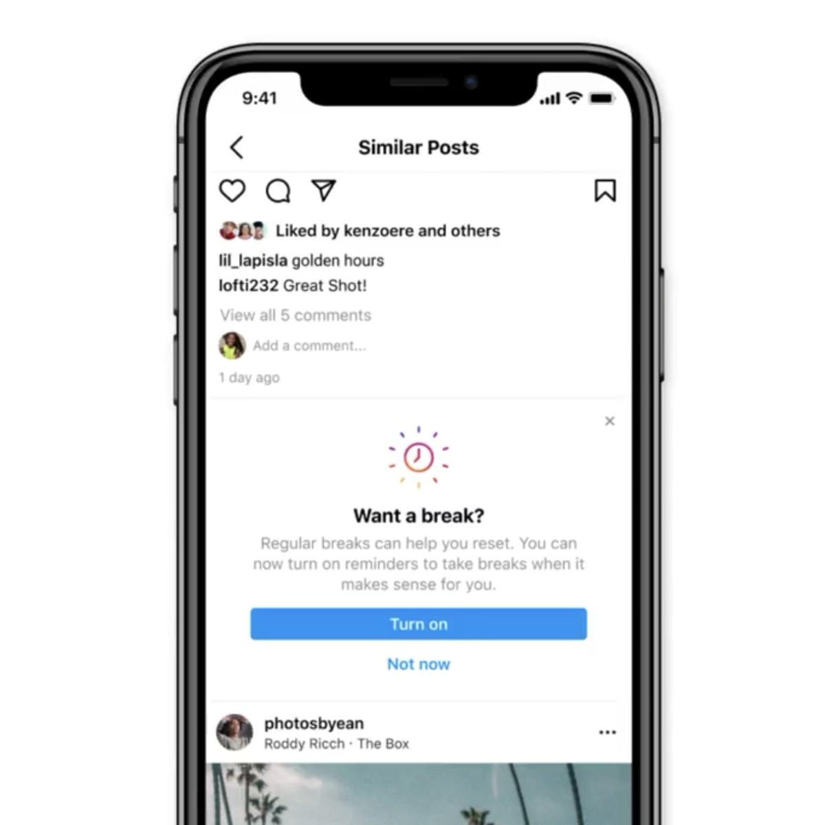 onegarzon's tweet photo. #Instagram testing "Take a break" feature. This would probably be a great feature for #TikTok///
Instagram prueba función de "Tomar un descanso". Está sería una función genial para TikTok https://t.co/jJ9cjEgZWD https://t.co/acBqWNVen6