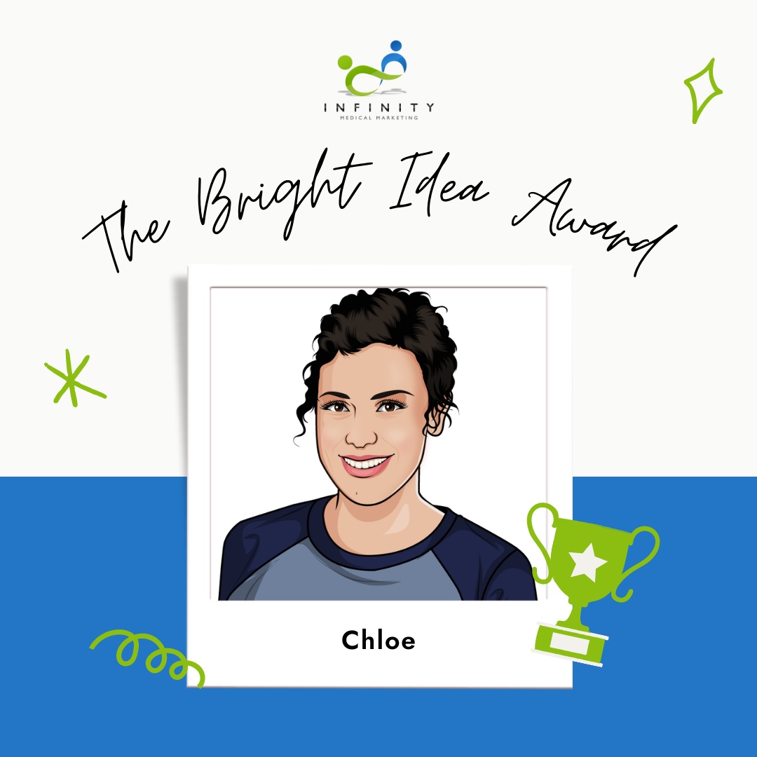 infinitygrpllc's tweet photo. ❗The Bright Idea ❗

This week's Staff Superlative goes to Chloe! This coworker always manages to come up with an incredible idea just when the chips are down.

#creative #staff #superlative #infinitygroup #infinitymedical #marketing #onlinemarketing #digitalmarketing https://t.co/qaRfcw2uVP