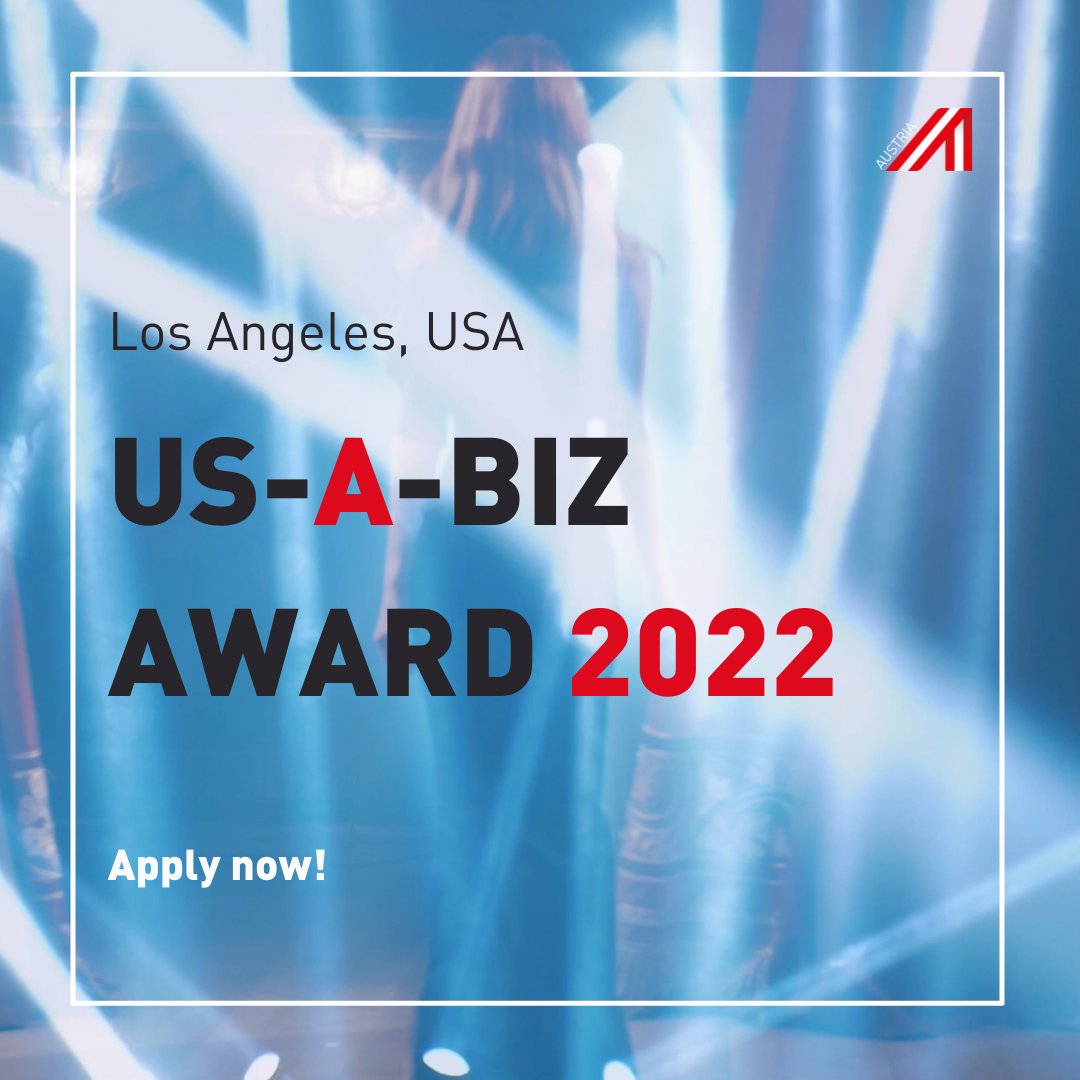 We are back! After skipping our US-A-BIZ AWARD event in 2021 due to the pandemic, we are rolling out the red carpet for our Austrian ‘innovation champions’ in 2022  and therefore invite YOU to participate in the US-A-BIZ AWARD 2022.
More: wko.at/service/Verans… #wirtschaftsoskar