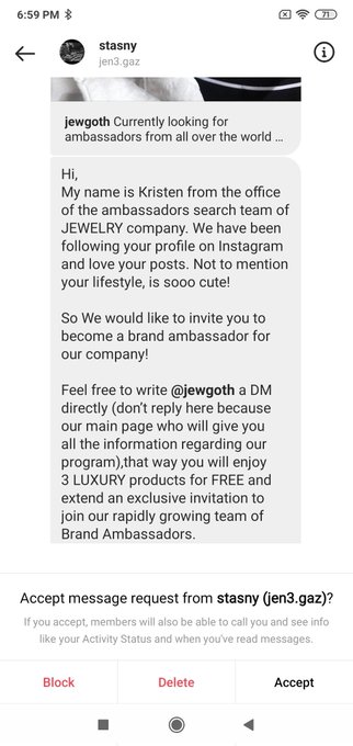 As a goth Jew, should I find this offer offensive? I'm kind of just like.... Do they even know? Is this<a href="/tag/sidebyside"class="tags"><span>#sidebyside</span></a>