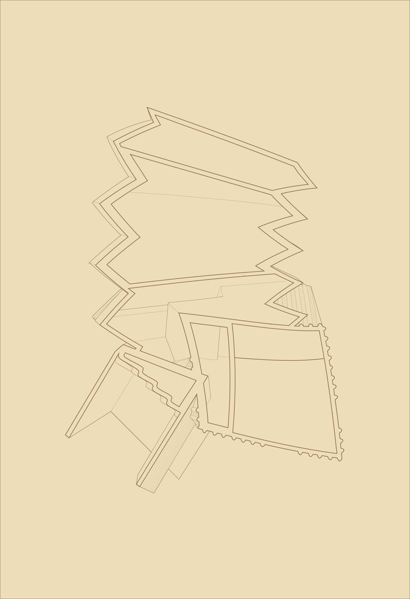 sciarc's tweet photo. #JillianLeedy's (M.Arch 1) #midterm introduces material form and projective interiority. These images describe the their study of the force of #gravity onto thickened and #intersected forms. https://t.co/CJ9OCoF1W8