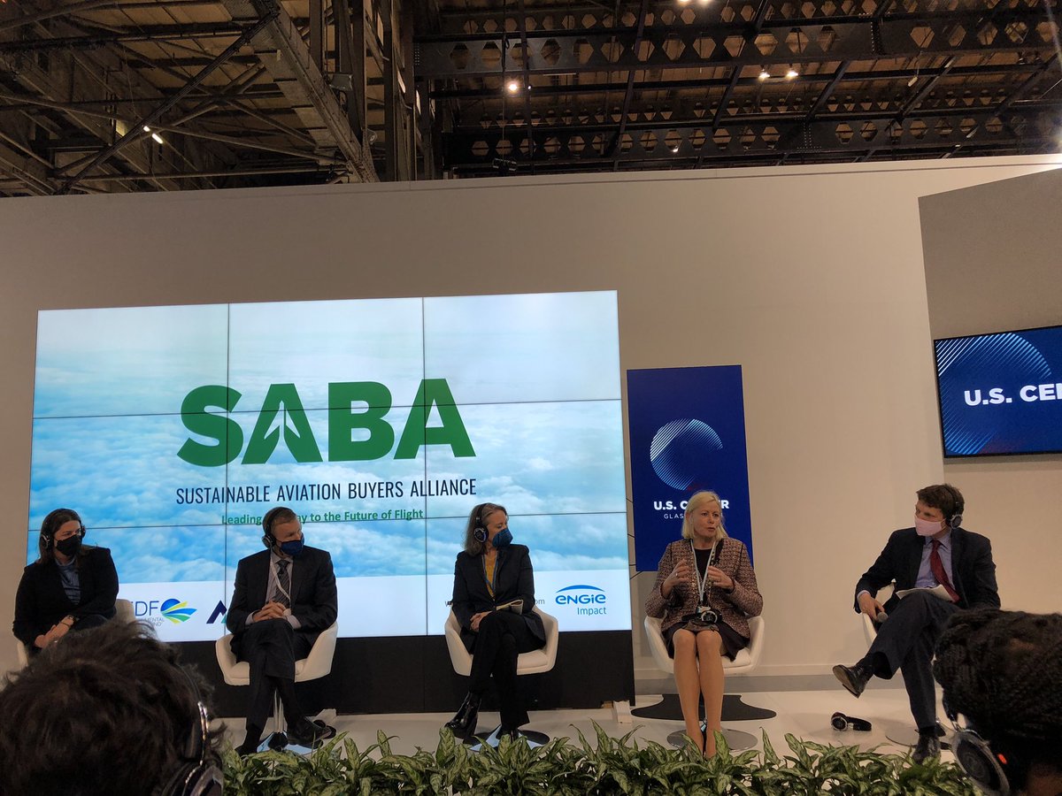 Sharon Thorne, Chair, Deloitte Global,presented at #COP26 on sustainable aviation fuel and stressed the importance of integrity in the market and avoiding unintended consequences. #climateExchange