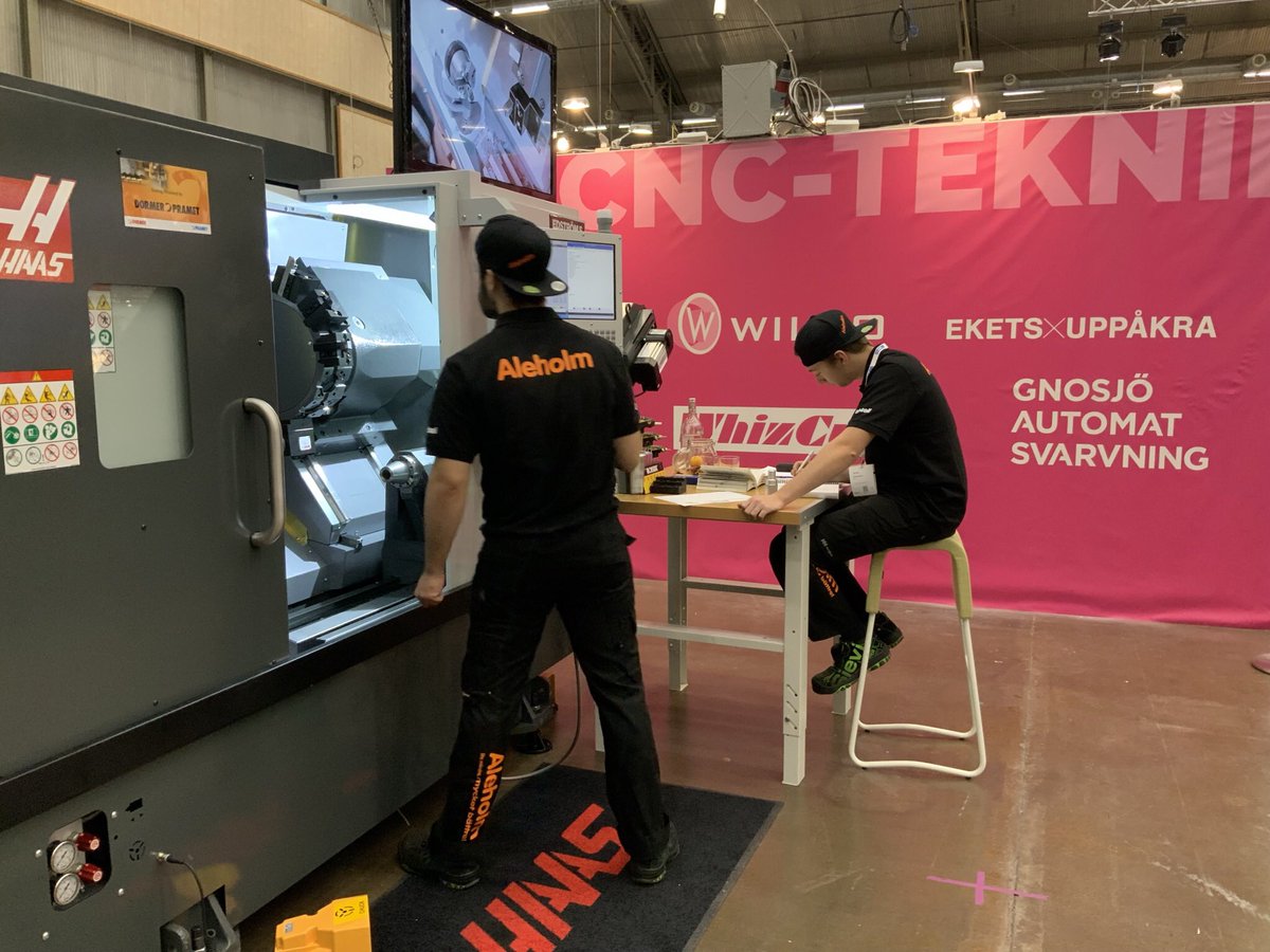 Industrins yrkestävlingar Ungdoms-SM i CNC-teknik arrangeras på @underleverantor Så kul att ungdomar som vågar vara bra finns bland Sveriges bästa underleverantörer. #sktc @yrkessm <a href="/WorldSkillsSWE/">WorldSkills Sweden</a>