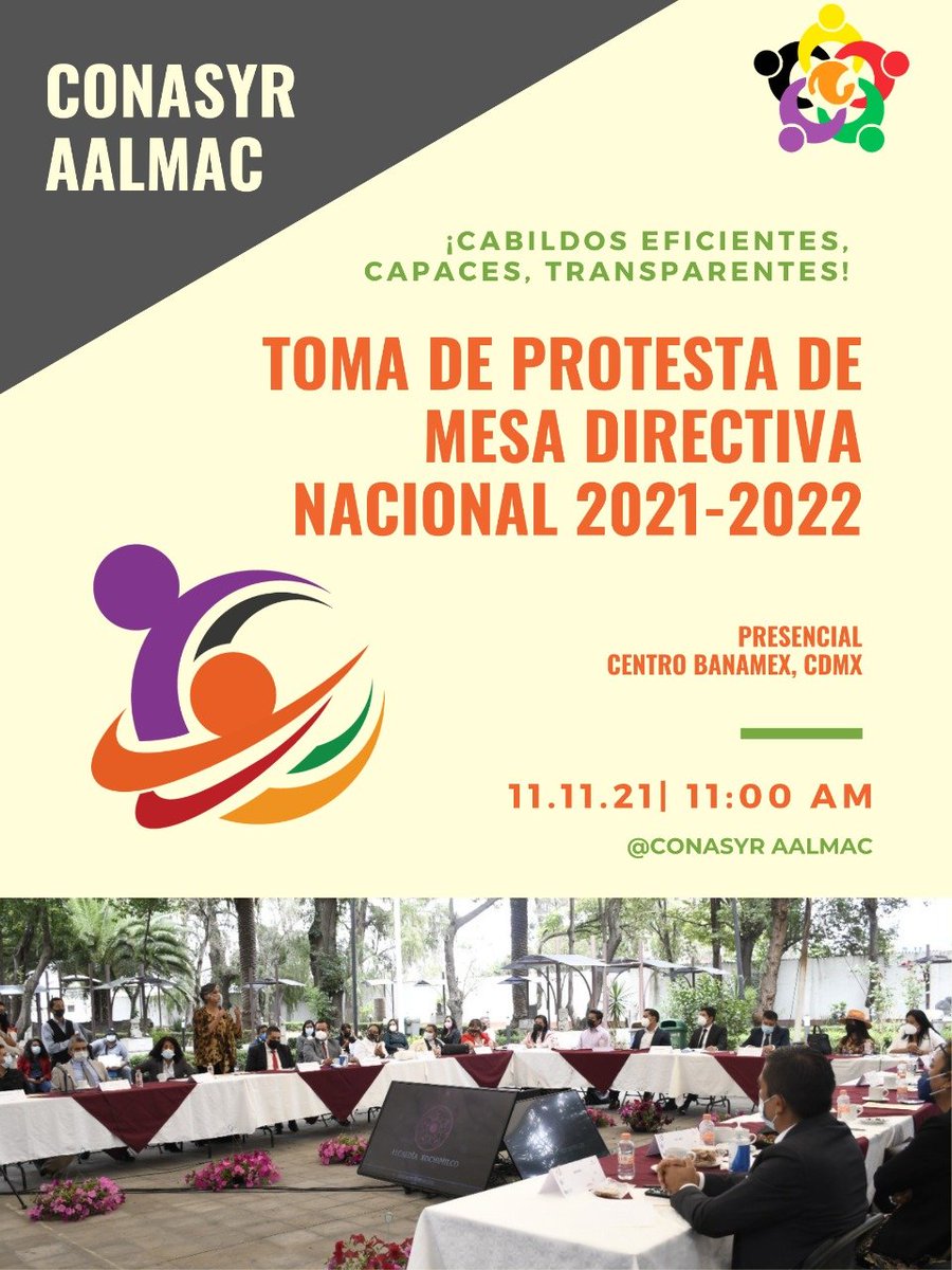 AALMAC_Mx's tweet photo. Mañana las y los regidores y síndicos de los gobiernos progresistas afiliados a la AALMAC se reunirán en la Ciudad de México para tomar protesta a la nueva Mesa Directiva y fortalecer su agenda de trabajo para el próximo año. 

#SomosAALMAC https://t.co/EtHoT0gYyP