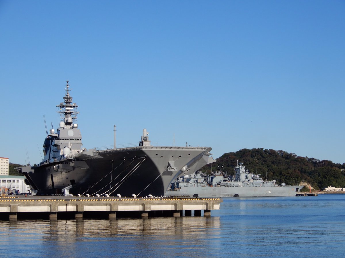 yamayuriPhotoS's tweet photo. ドイツ海軍 Deutsche Marine

ブランデンブルク級フリゲート バイエルン F217
Brandenburg-class frigate
Bayern

Nov. 11th, 2021
Yokosuka Port, Kanagawa Pref, JAPAN

#DeutscheMarine #Bayern #ドイツ海軍 #バイエルン #BayerninJapan #IPD2021 https://t.co/U7gs4zjROv