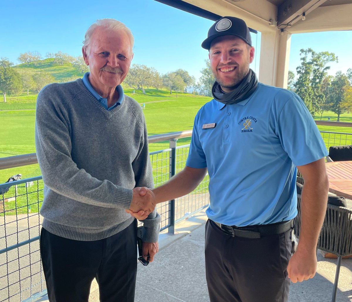 contracostacc's tweet photo. Congrats to Dennis Morgan, your 2021 SMGA Champion! 👏👏🏆

Thank you to all of our seniors who played in this year’s championship today and we look forward to another great season in 2022!

#SMGA #Troon #golf https://t.co/KPenf835sA
