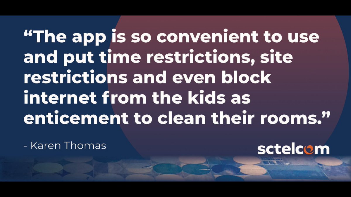 Worried what your children are accessing on the Internet?

Our free app, SCT WiFiConnect, along with our advanced parental controls allow you to set the rules for sites like YouTube, TikTok &amp; games like Minecraft.

Get a FREE month of our advanced parental controls! 877-723-6875