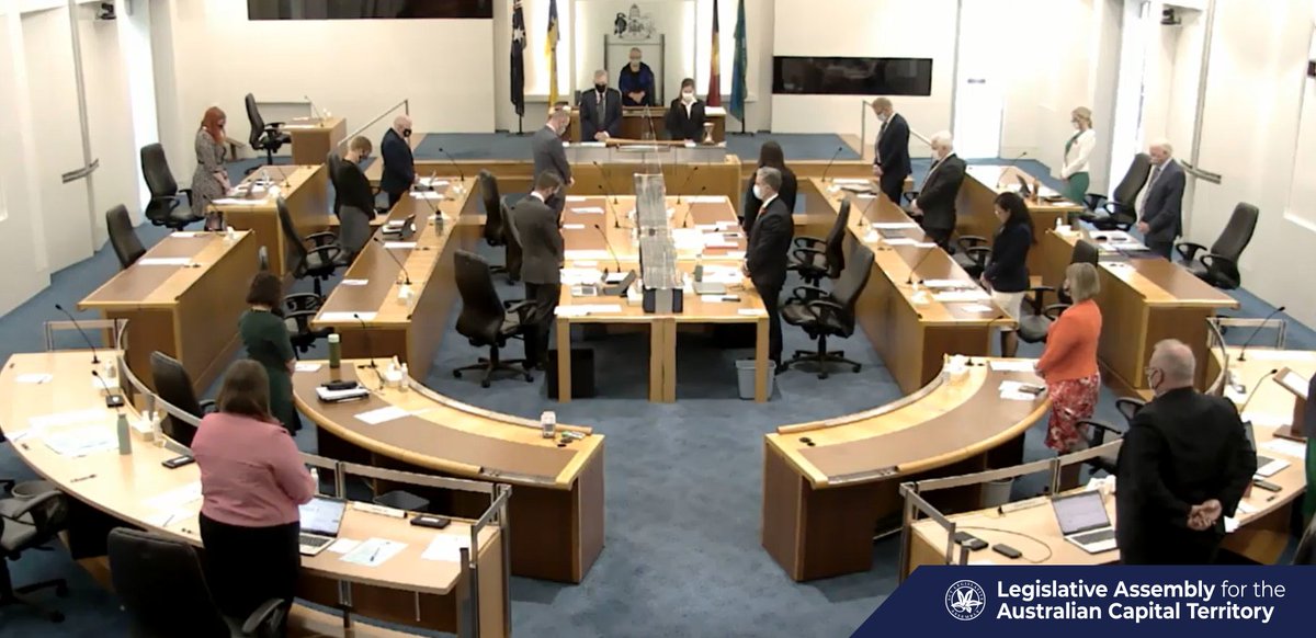 The Assembly paused proceedings and observed a minute's silence at 11am to mark 103 years since Armistice Day, when Germany and Allied countries agreed to cease the fighting of the First World War

#LestWeForget