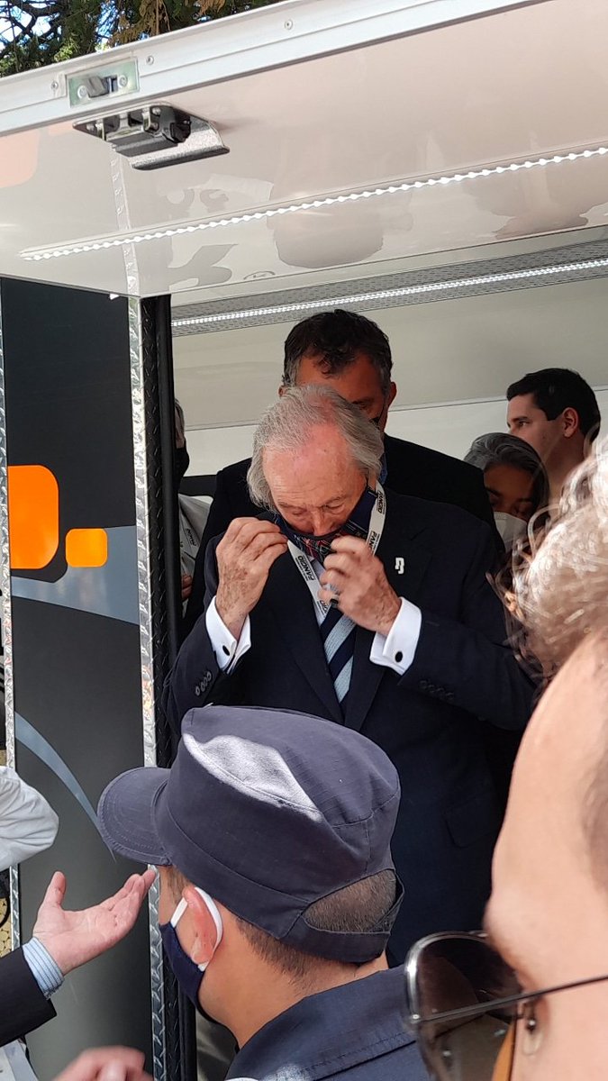 ImReal8's tweet photo. Hoy Sir Jackie Stewart, presente en el #TributoFangio en el Museo JMF en Balcarce. Dia historico para la ciudad! 🏁🇦🇷🇬🇧 #jackiestewart #Fangio #JuanManuelFangio https://t.co/6bpAXc6Pt0