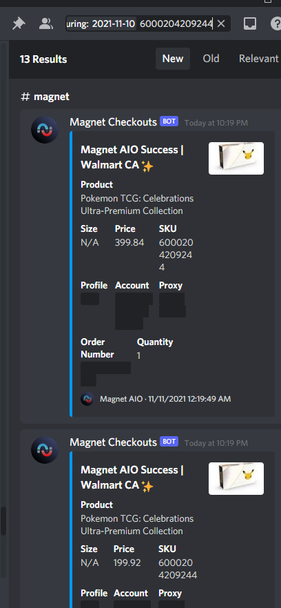 CSAffinity's tweet image. Bots: 
@MagnetAIO 
 
Group:
@TheNorthCop
@forbiddengroup 
@AcoWicked 

Sensei: 
@Keanu_Mina 

Magnet Goated as always. 13 checkouts