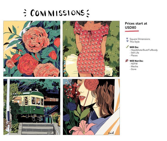 [RTs appreciated 💖]

Hi! I'm opening 2 slots for sketch commissions (samples below)~ 

DM me if you are interested or have any question ^^ ✨ 