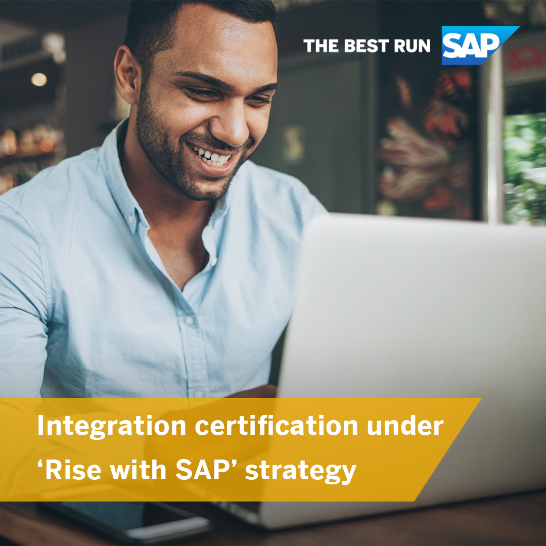 saplabsindia's tweet image. #SAPICC has now introduced the ‘Works with RISE with SAP’ certification category across its certification portfolio. Partner solutions that undergo integration certification will now be tested under the ‘Rise with SAP’ strategy. 
Know more - sap.to/6018Jb9Oa #SAPPartner