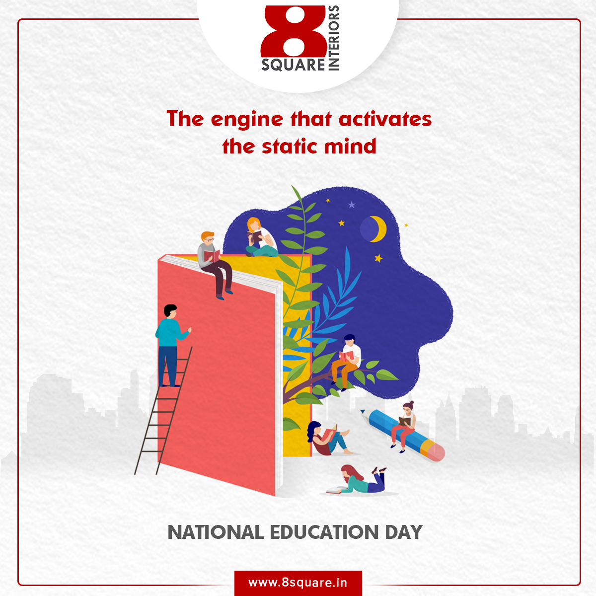 8squareblr's tweet photo. Education expands the mind as no other resource can. It kindles the mind to a strong thinking one and makes it instrumental in understanding the world and life. NATIONAL EDUCATION DAY
#nationaleducationday #educationday #learning #knowledge #education #teaching https://t.co/Wa7tkksps6