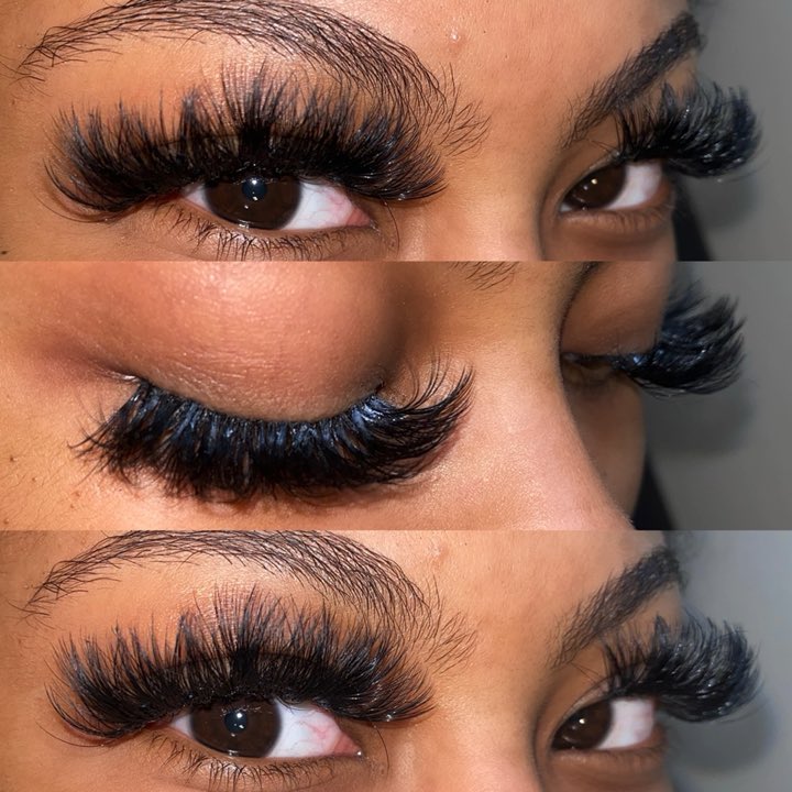 My FIRST full set on a client😍🥳. Wispy Vol. 16.17.18. Had to prefect my craft. I wanted her lashes fuller.
#practicing  #lashes #lashtech #stllashes #edwardsvillelashes #siue #harristowe #lashtech #stllashtech #edwardsvillelashtech #certifiedlashtech #individuallashes #stl
