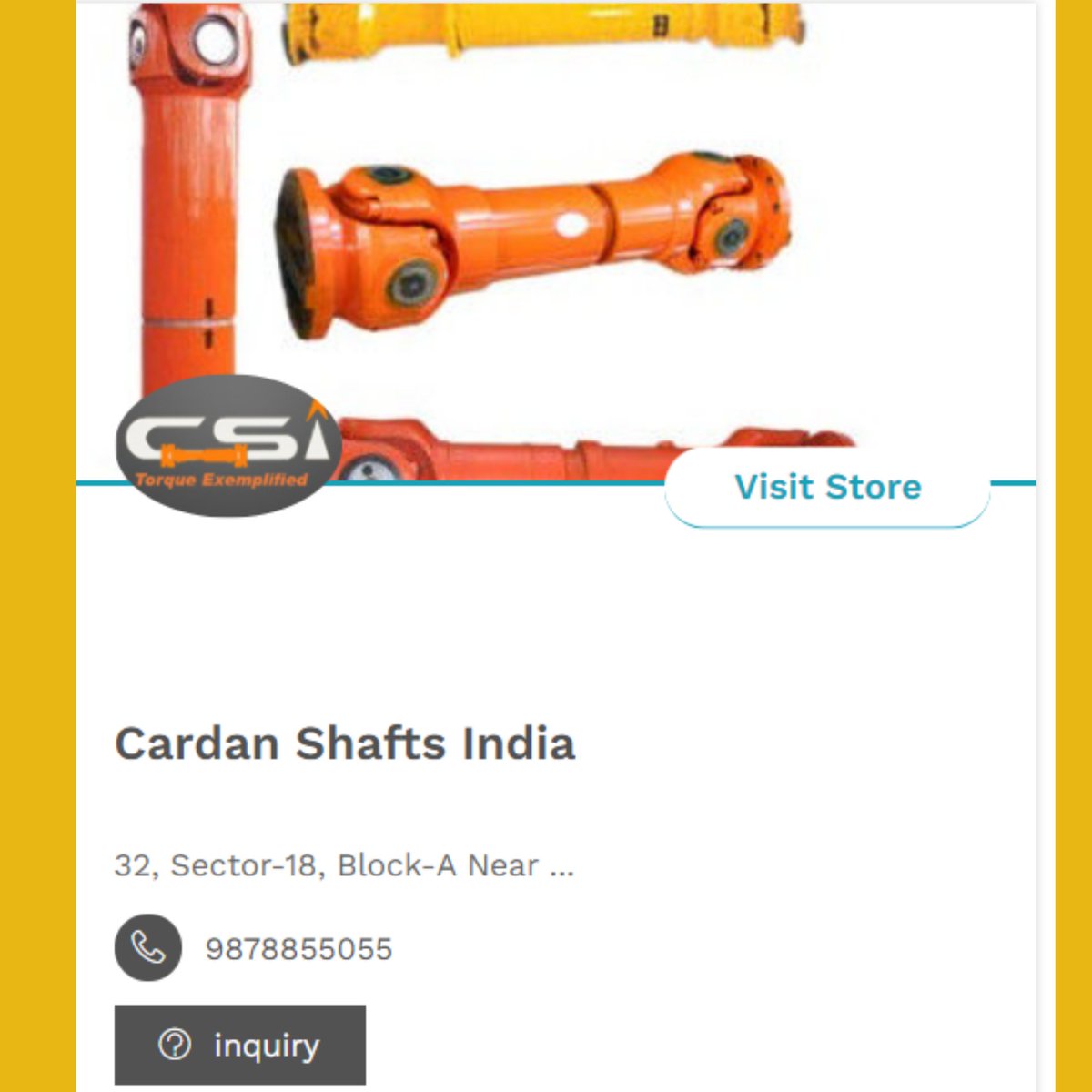 silkways_com's tweet photo. CARDAN SHAFTS INDIA is a verified and trusted supplier of Shafts on https://t.co/VFvlEMUyEY
 Cardan Shafts such as Paper Mill, Cement Mill, Sugar Mill, Hot &amp; Cold Rolling Mills etc
vendor: https://t.co/aumu7OGBXf
#silkways https://t.co/R1swRJRNNf