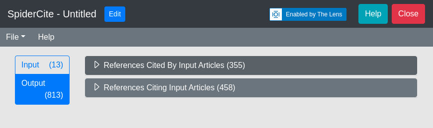 Institute4EBH's tweet photo. @Institute4EBH is pleased to announce the release of a new tool, SpiderCite! Spidercite finds forwards &amp; backwards citations from an input library, through collaboration with @TheLensOrg. Find Spidercite at: https://t.co/qv7DPmZPY0
Inspired by @nealhaddaway's tool citationchaser https://t.co/bmSnqvuH36