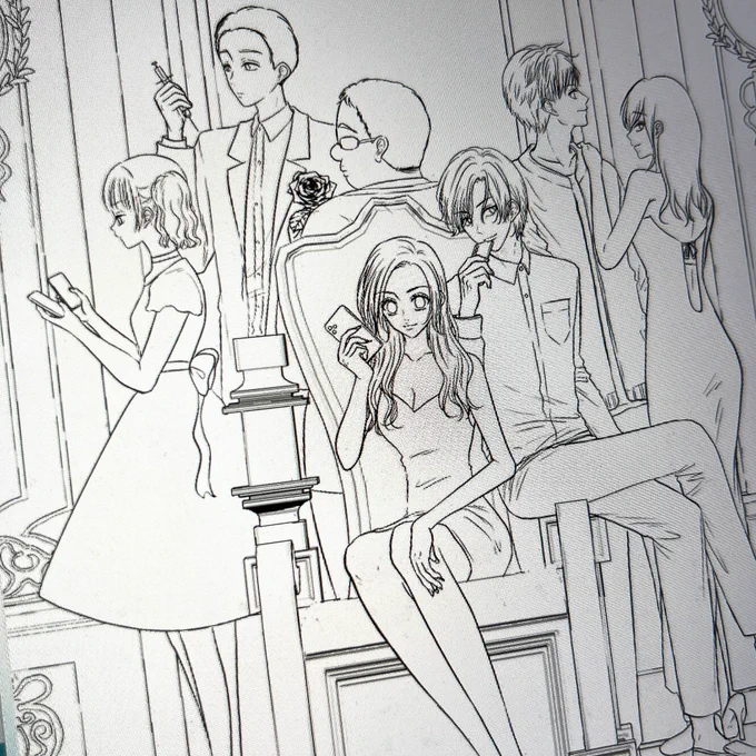 線画はとっくにできたんだけどキャラ多くなっちゃって色塗りする余裕ない😭😂笑
最近広告漫画でしかカラー描いてなかったから何塗りすれば良いかも悩んで時間かかりそうアニメ塗りしようかな… 