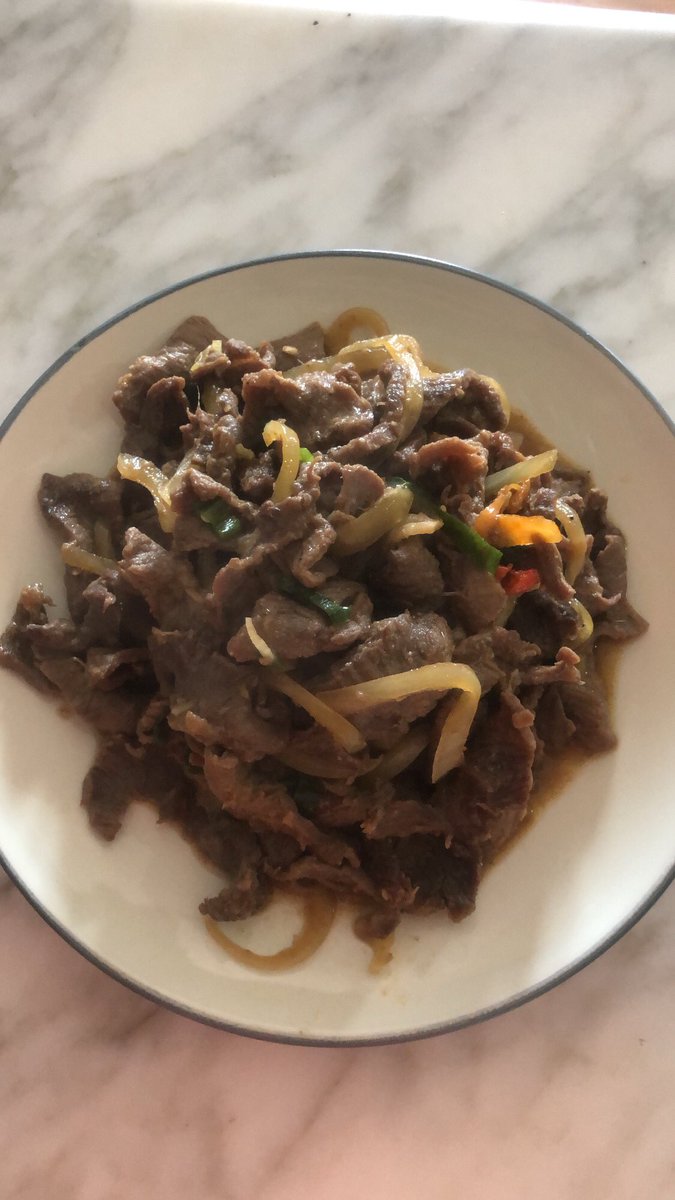 Beef Teriyaki for today’s lunch. Bangga sama diri sendiri 😌